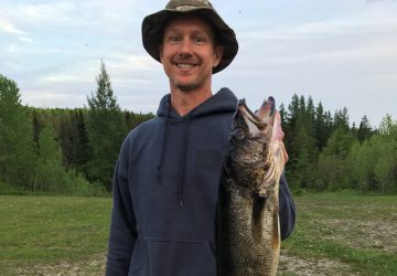 Proud Walleye Fisherman